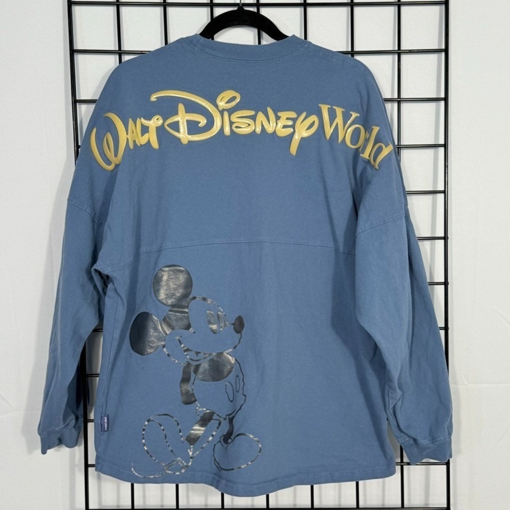Walt Disney World 50th‎ Anniversary Spirit Jersey Adult Large Blue Baggy Mickey
